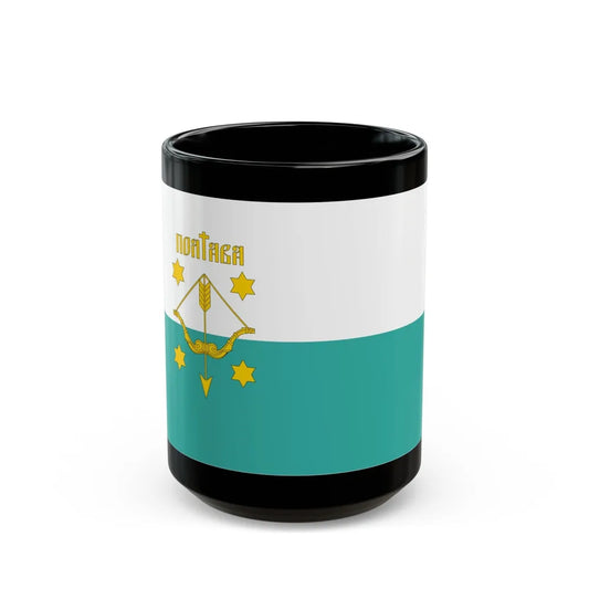 Flag of Poltava Ukraine - Black Coffee Mug-15oz-Go Mug Yourself