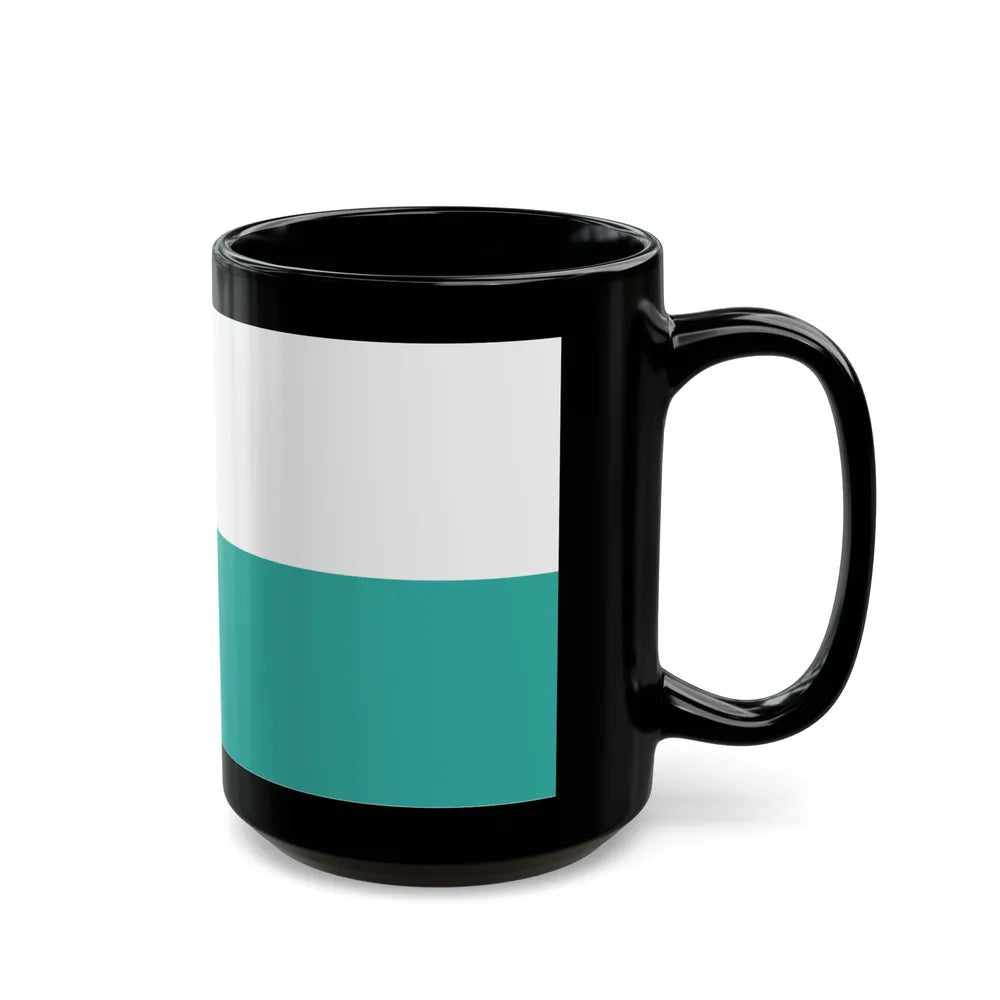 Flag of Poltava Ukraine - Black Coffee Mug-Go Mug Yourself