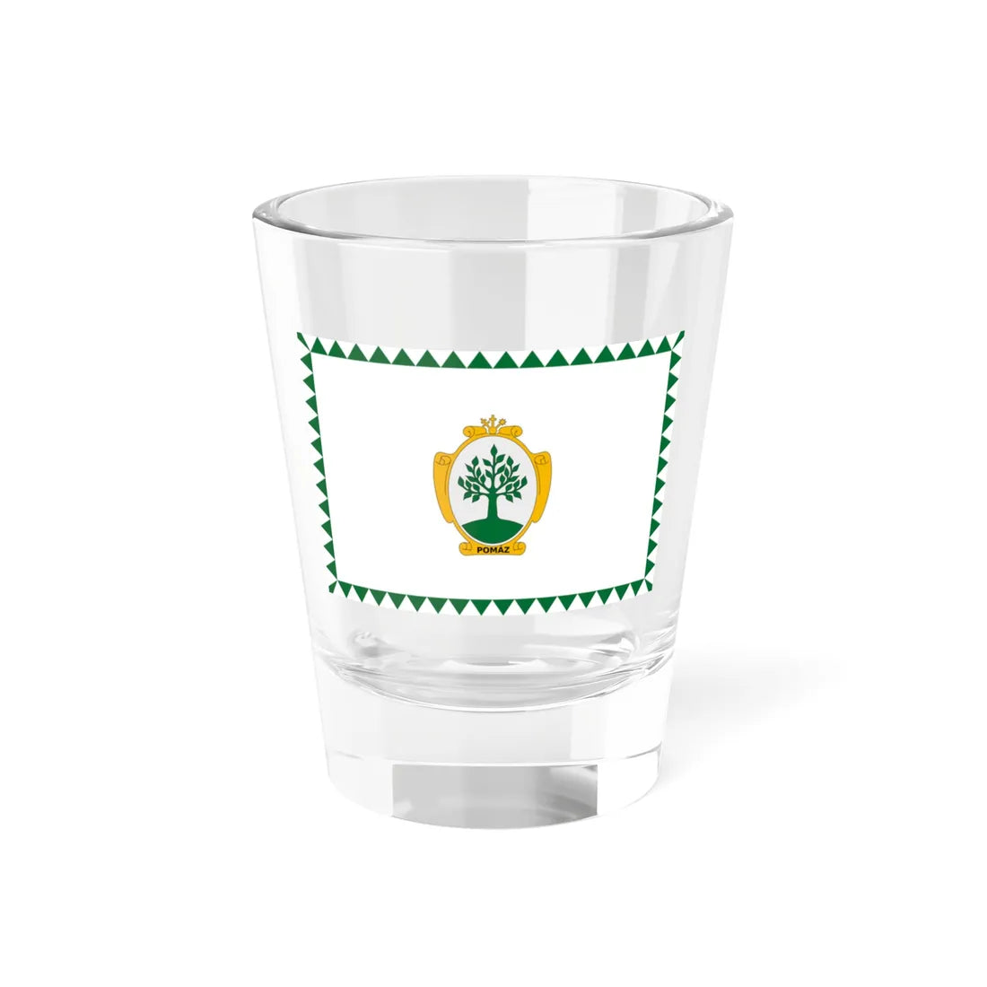 Flag of Pomaz (Hungary) Shot Glass 1.5oz 1.5oz - Go Mug Yourself