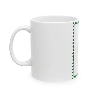 Flag of Pomaz vertical (Hungary) White Coffee Mug - Go Mug Yourself