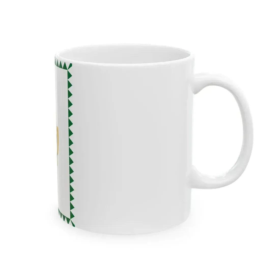 Flag of Pomaz vertical (Hungary) White Coffee Mug - Go Mug Yourself
