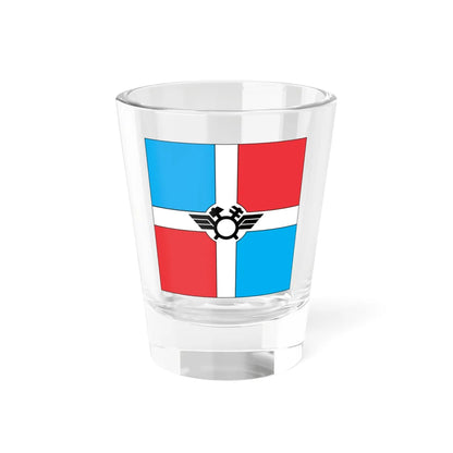 Flag of Pomichna (Ukraine) Shot Glass 1.5oz 1.5oz - Go Mug Yourself