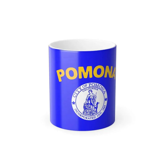 Flag of Pomona, California - Color Changing Coffee Mug 11oz - Go Mug Yourself