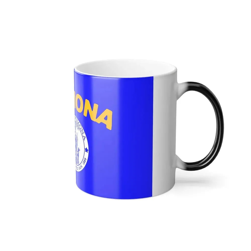 Flag of Pomona, California - Color Changing Coffee Mug - Go Mug Yourself
