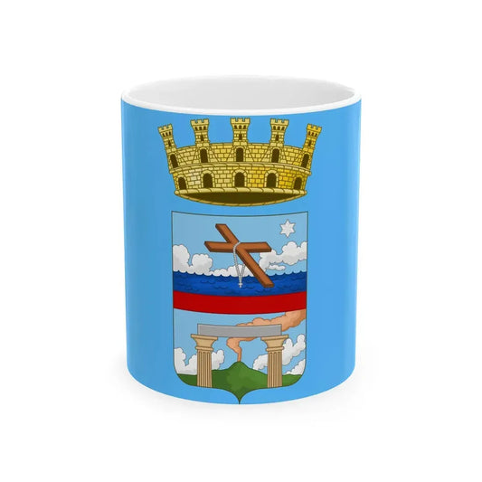 Flag of Pompei (Italy) White Coffee Mug 11oz - Go Mug Yourself