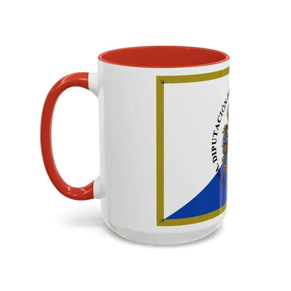 Flag of Pontevedra Spain - Accent Coffee Mug - Go Mug Yourself