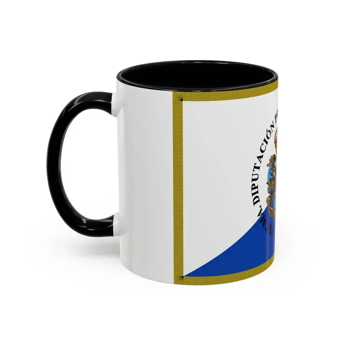Flag of Pontevedra Spain - Accent Coffee Mug - Go Mug Yourself
