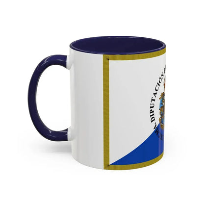 Flag of Pontevedra Spain - Accent Coffee Mug - Go Mug Yourself