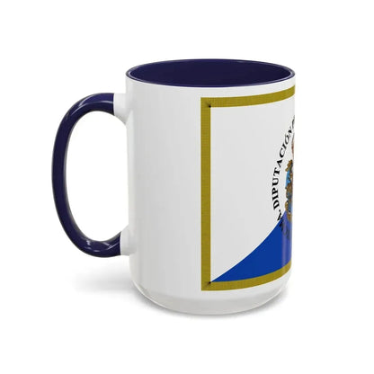 Flag of Pontevedra Spain - Accent Coffee Mug - Go Mug Yourself