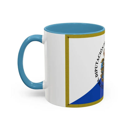 Flag of Pontevedra Spain - Accent Coffee Mug - Go Mug Yourself