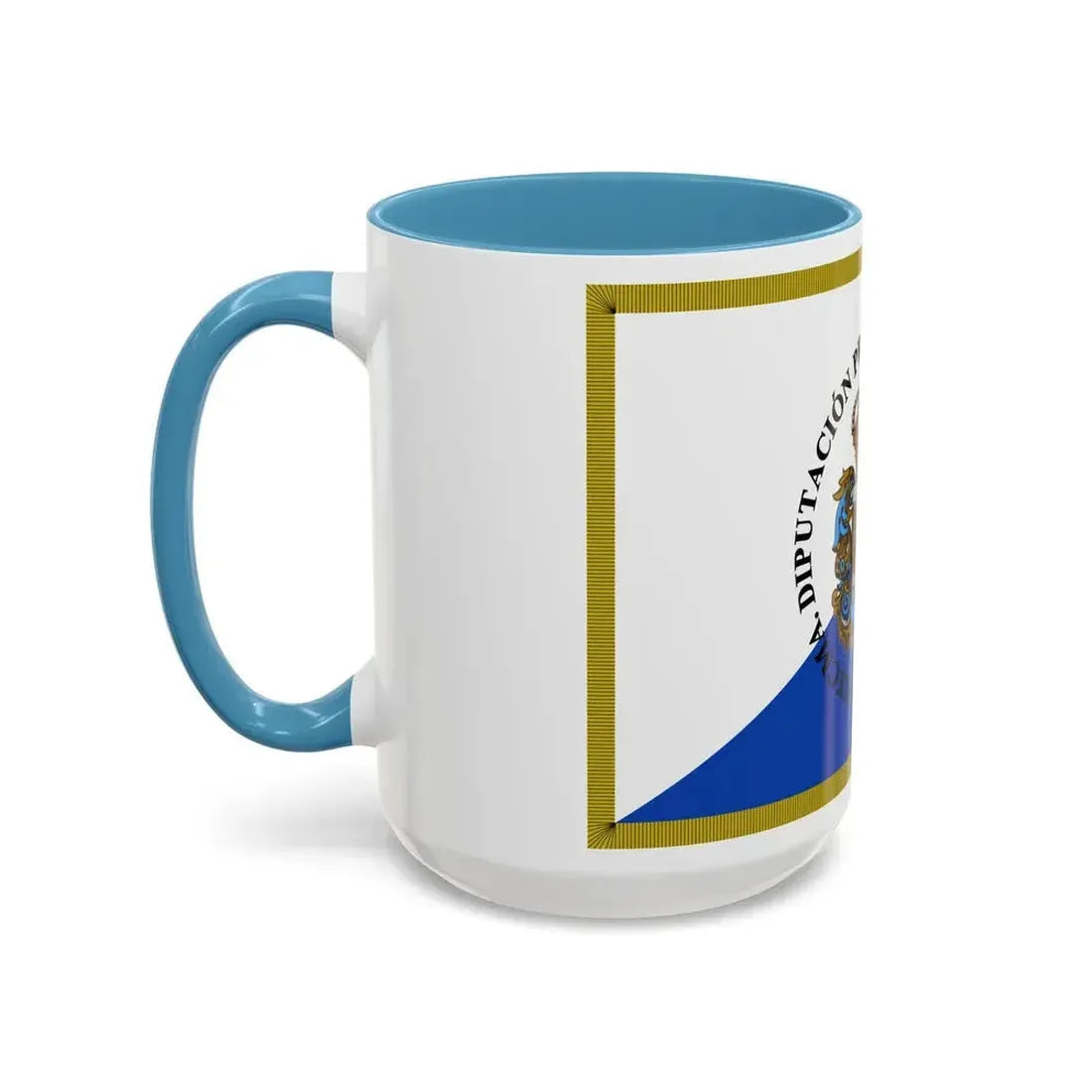 Flag of Pontevedra Spain - Accent Coffee Mug - Go Mug Yourself