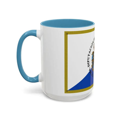 Flag of Pontevedra Spain - Accent Coffee Mug - Go Mug Yourself