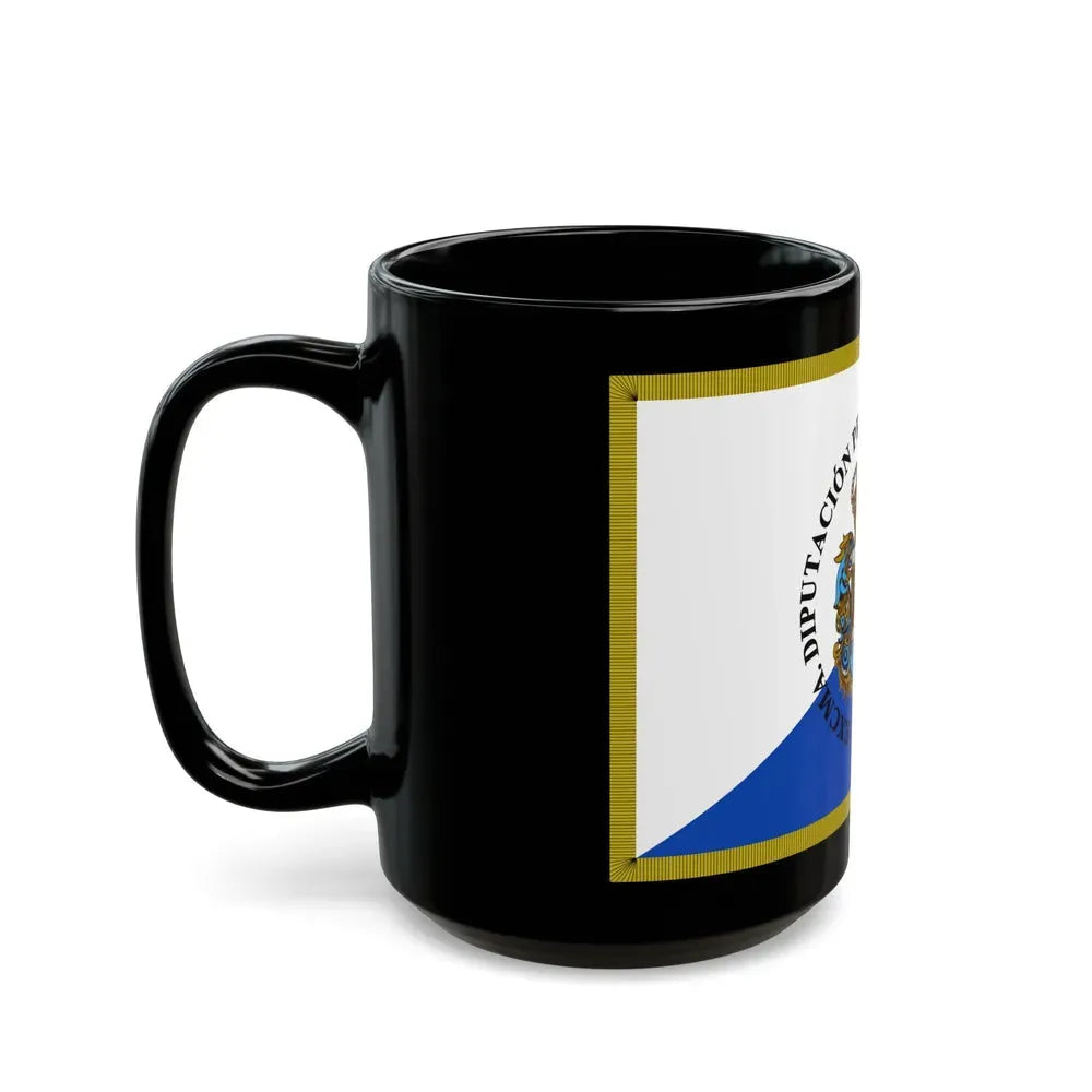 Flag of Pontevedra Spain - Black Coffee Mug - Go Mug Yourself