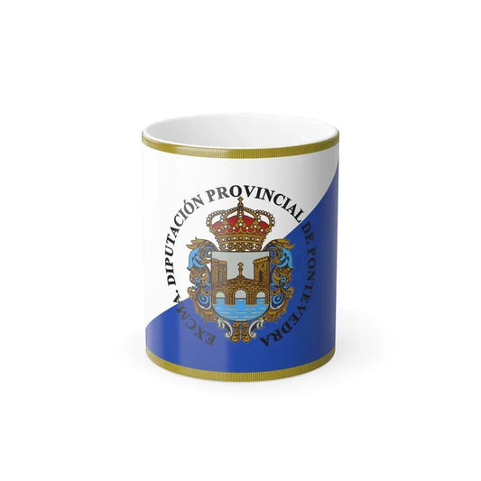 Flag of Pontevedra Spain - Color Changing Coffee Mug 11oz - Go Mug Yourself