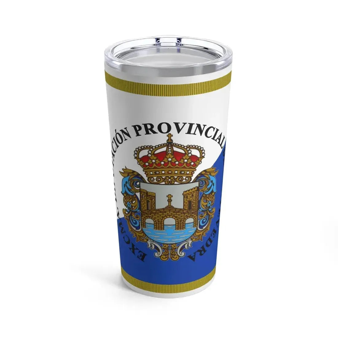 Flag of Pontevedra Spain - Tumbler 20oz 20oz - Go Mug Yourself