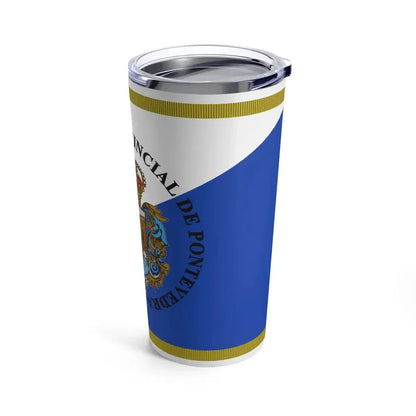 Flag of Pontevedra Spain - Tumbler 20oz - Go Mug Yourself