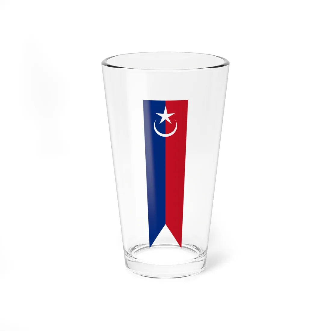Flag of Pontian Johor vertical (Malaysia) Pint Glass 16oz 16oz - Go Mug Yourself