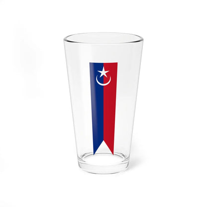 Flag of Pontian Johor vertical (Malaysia) Pint Glass 16oz 16oz - Go Mug Yourself