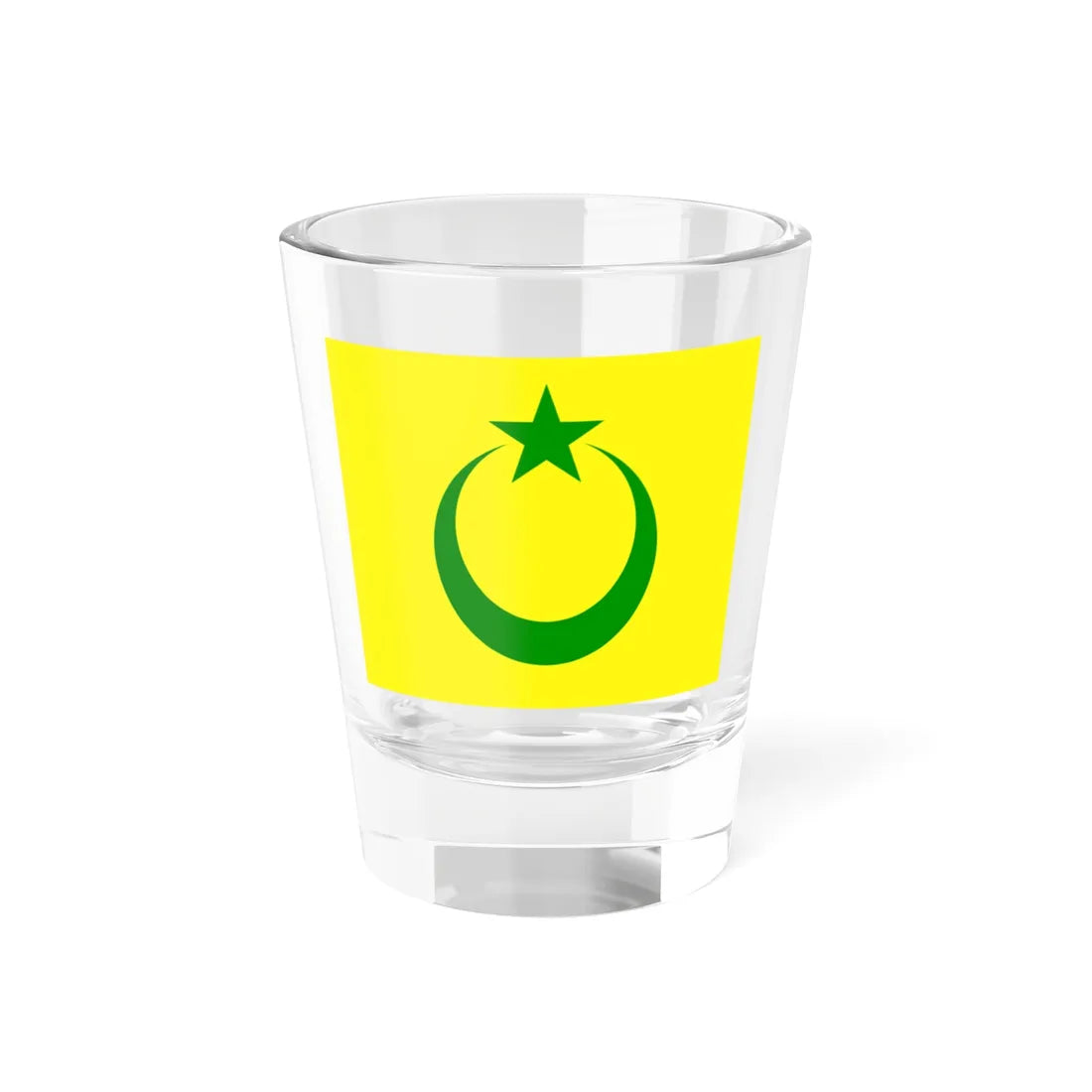 Flag of Pontianak Sultanate (Indonesia) Shot Glass 1.5oz 1.5oz - Go Mug Yourself