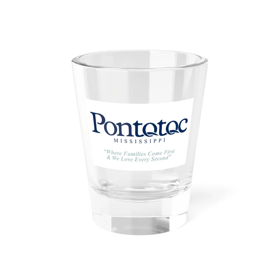 Flag of Pontotoc City and County Mississippi (United States) Shot Glass 1.5oz 1.5oz - Go Mug Yourself