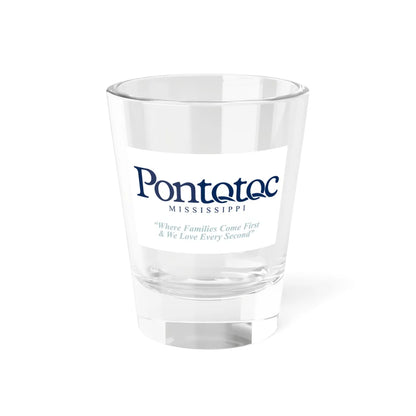 Flag of Pontotoc City and County Mississippi (United States) Shot Glass 1.5oz 1.5oz - Go Mug Yourself