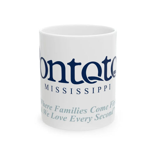 Flag of Pontotoc City and County Mississippi (United States) White Coffee Mug 11oz - Go Mug Yourself