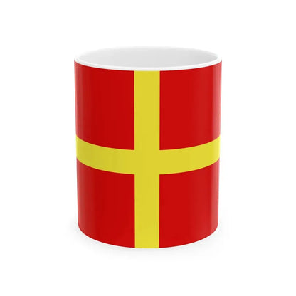 Flag of Pontrieux (Belgium) White Coffee Mug 11oz - Go Mug Yourself