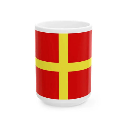 Flag of Pontrieux (Belgium) White Coffee Mug 15oz - Go Mug Yourself