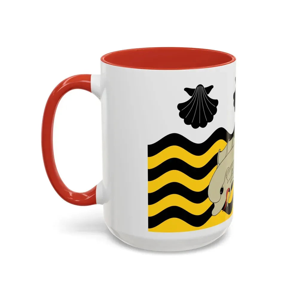 Flag of Poole UK - Accent Coffee Mug - Go Mug Yourself