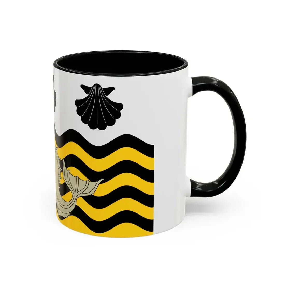 Flag of Poole UK - Accent Coffee Mug - Go Mug Yourself