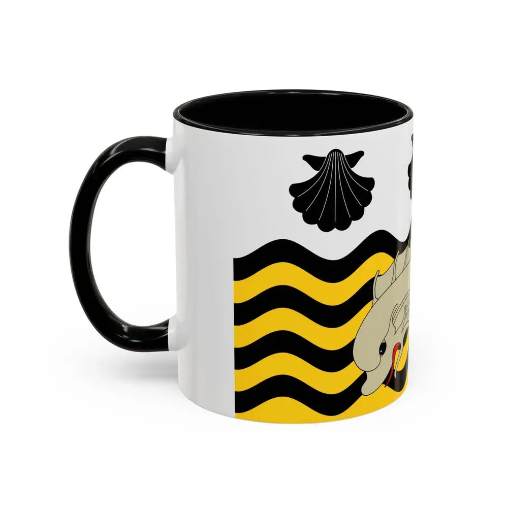 Flag of Poole UK - Accent Coffee Mug - Go Mug Yourself