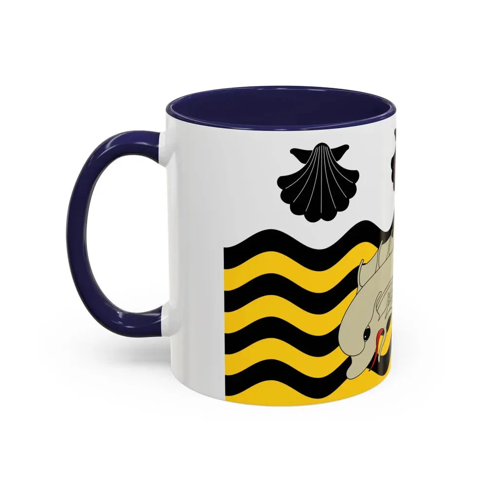 Flag of Poole UK - Accent Coffee Mug - Go Mug Yourself