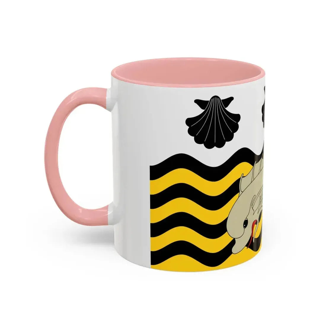 Flag of Poole UK - Accent Coffee Mug - Go Mug Yourself