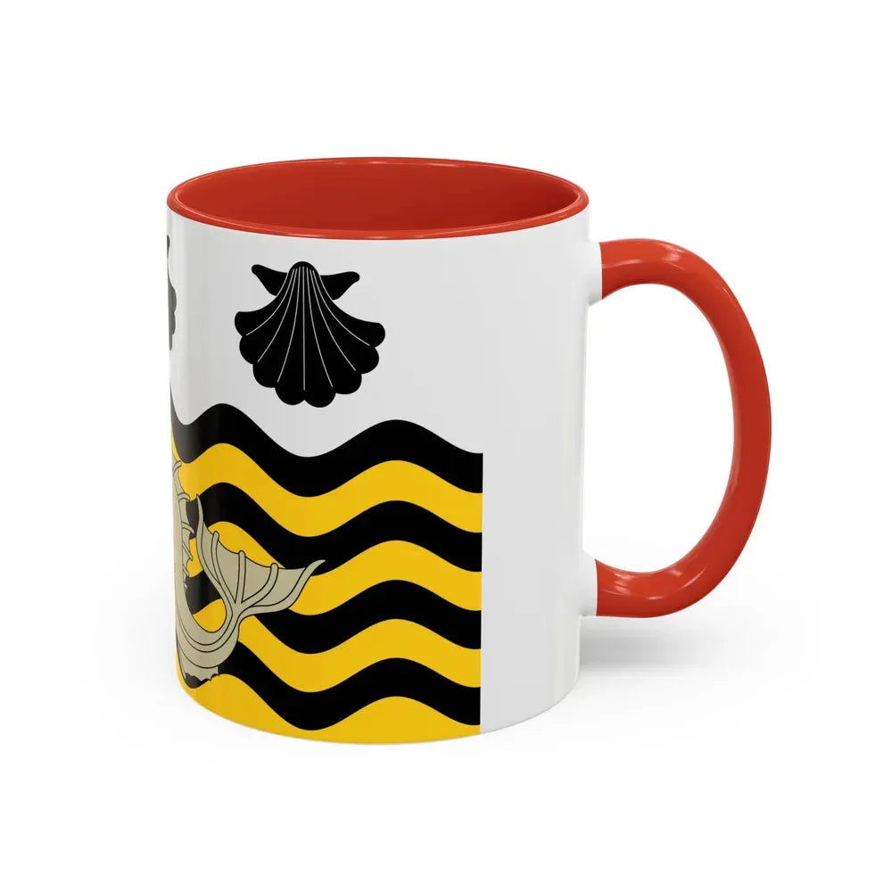 Flag of Poole UK - Accent Coffee Mug - Go Mug Yourself
