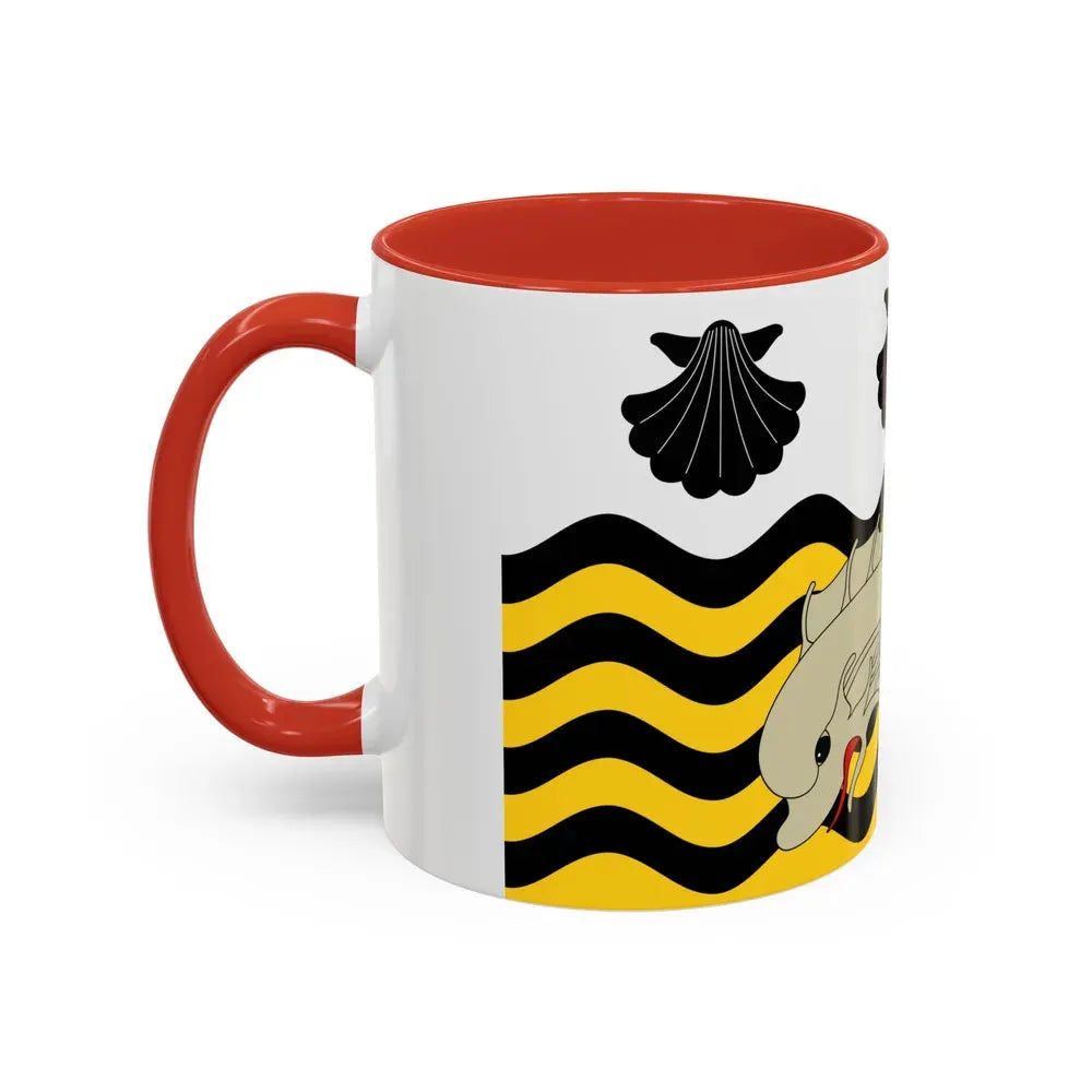 Flag of Poole UK - Accent Coffee Mug - Go Mug Yourself