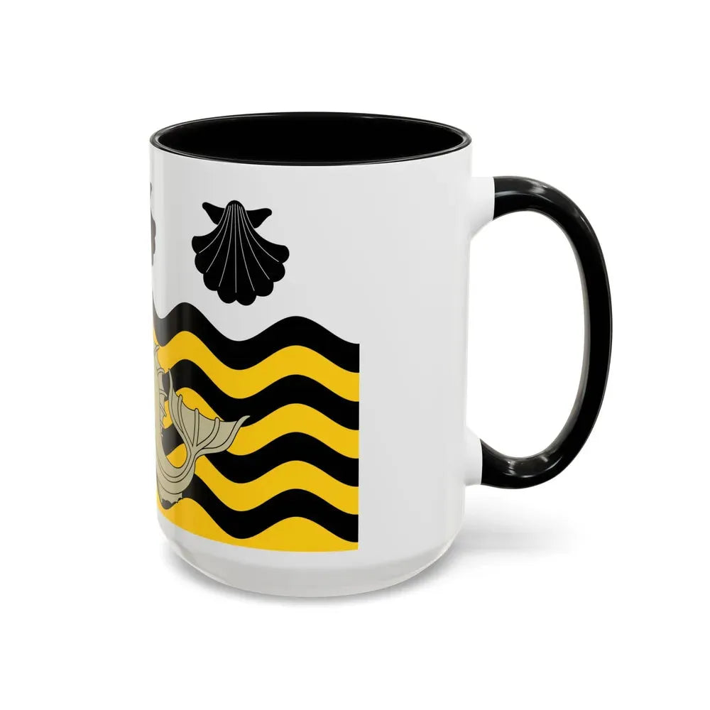 Flag of Poole UK - Accent Coffee Mug - Go Mug Yourself