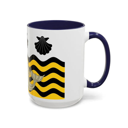 Flag of Poole UK - Accent Coffee Mug - Go Mug Yourself