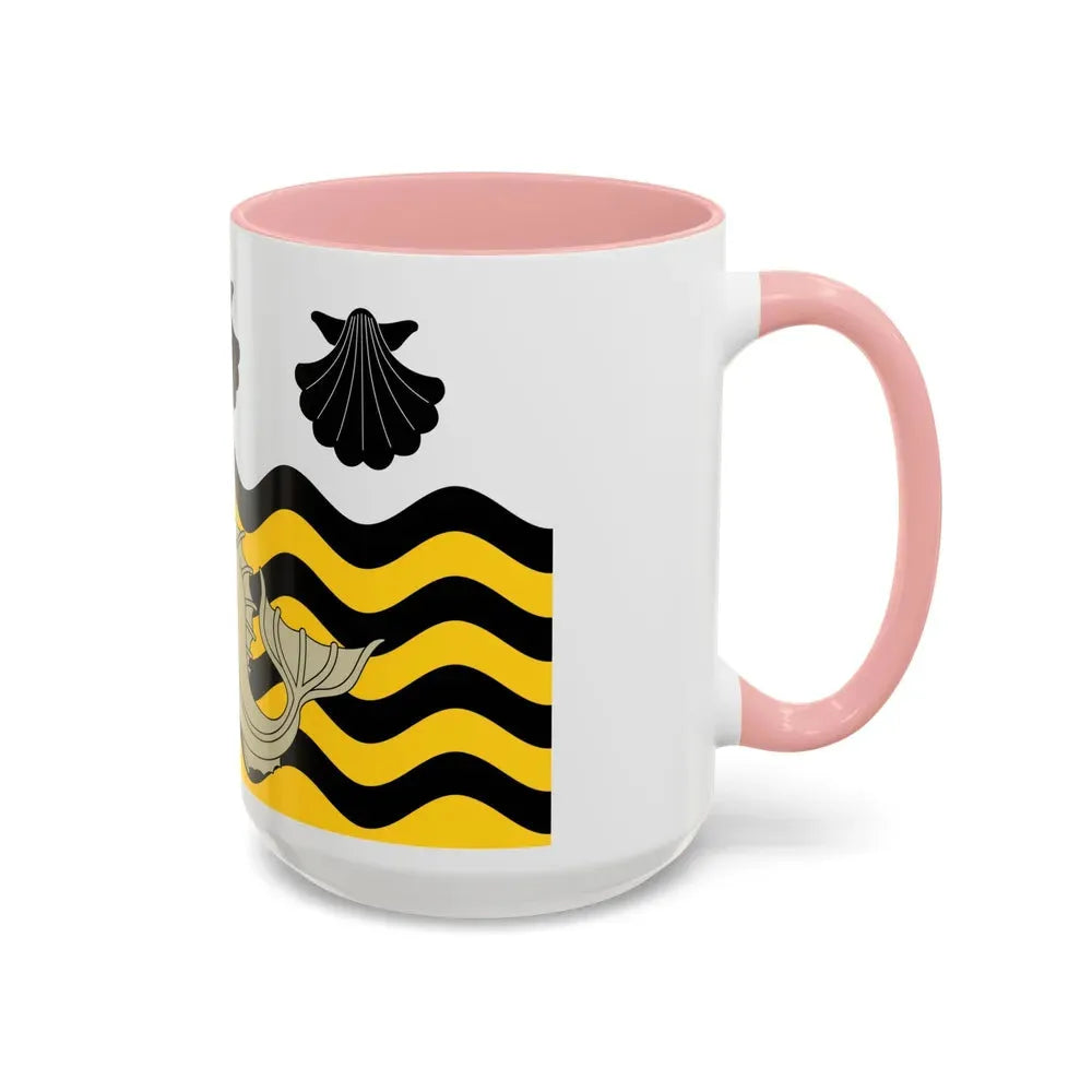 Flag of Poole UK - Accent Coffee Mug - Go Mug Yourself