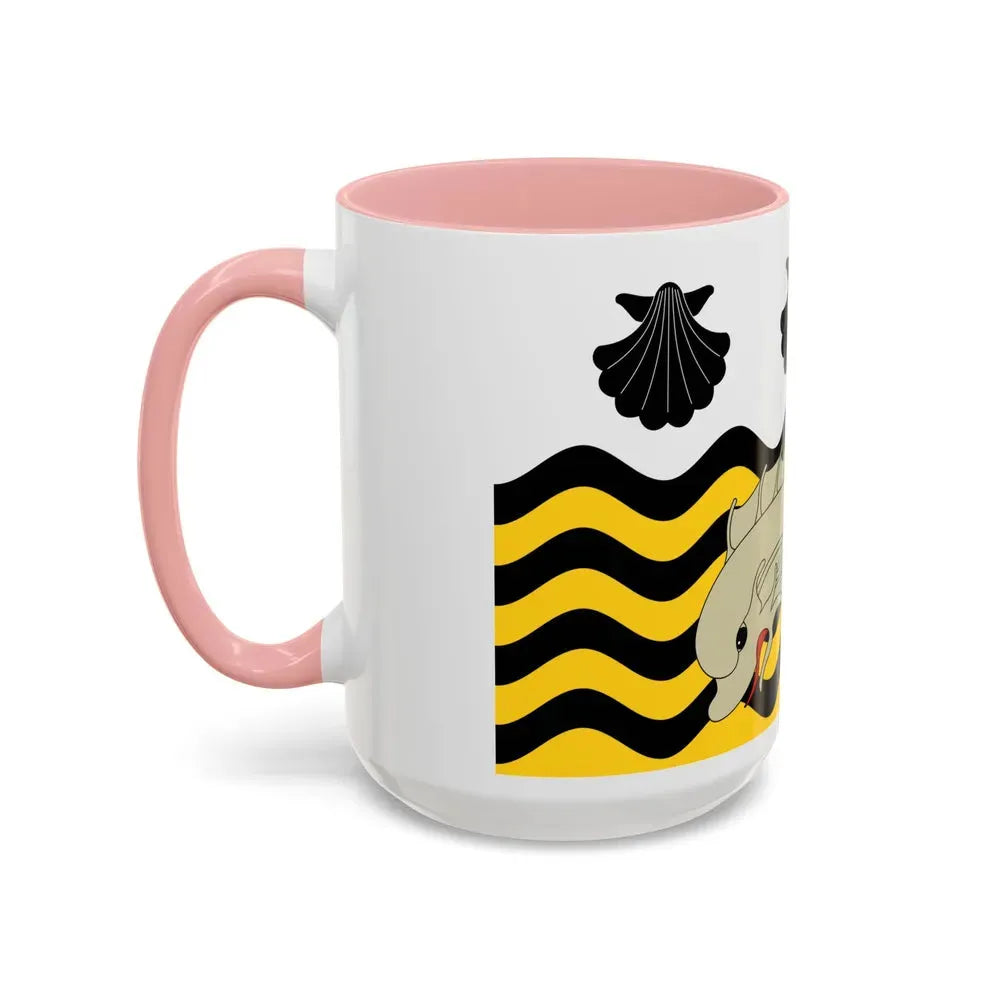 Flag of Poole UK - Accent Coffee Mug - Go Mug Yourself