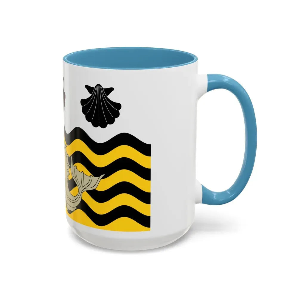 Flag of Poole UK - Accent Coffee Mug - Go Mug Yourself