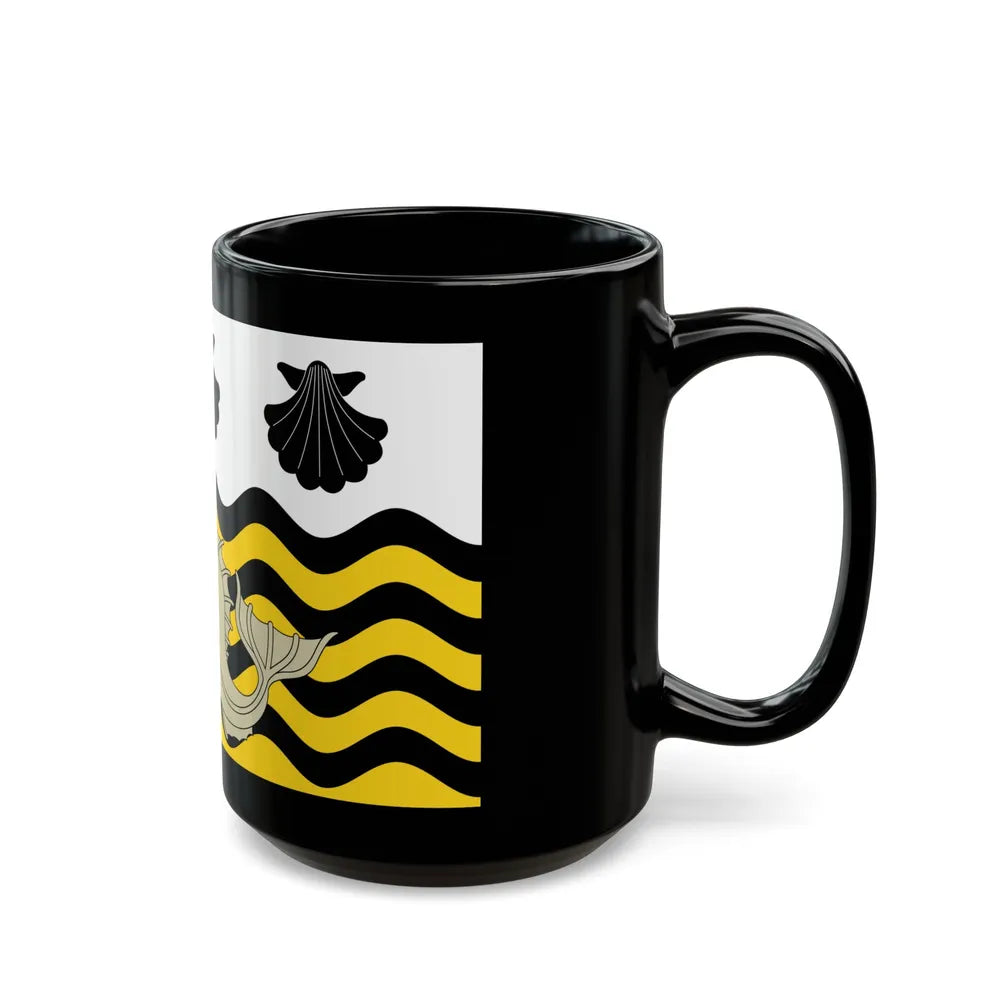 Flag of Poole UK - Black Coffee Mug-Go Mug Yourself