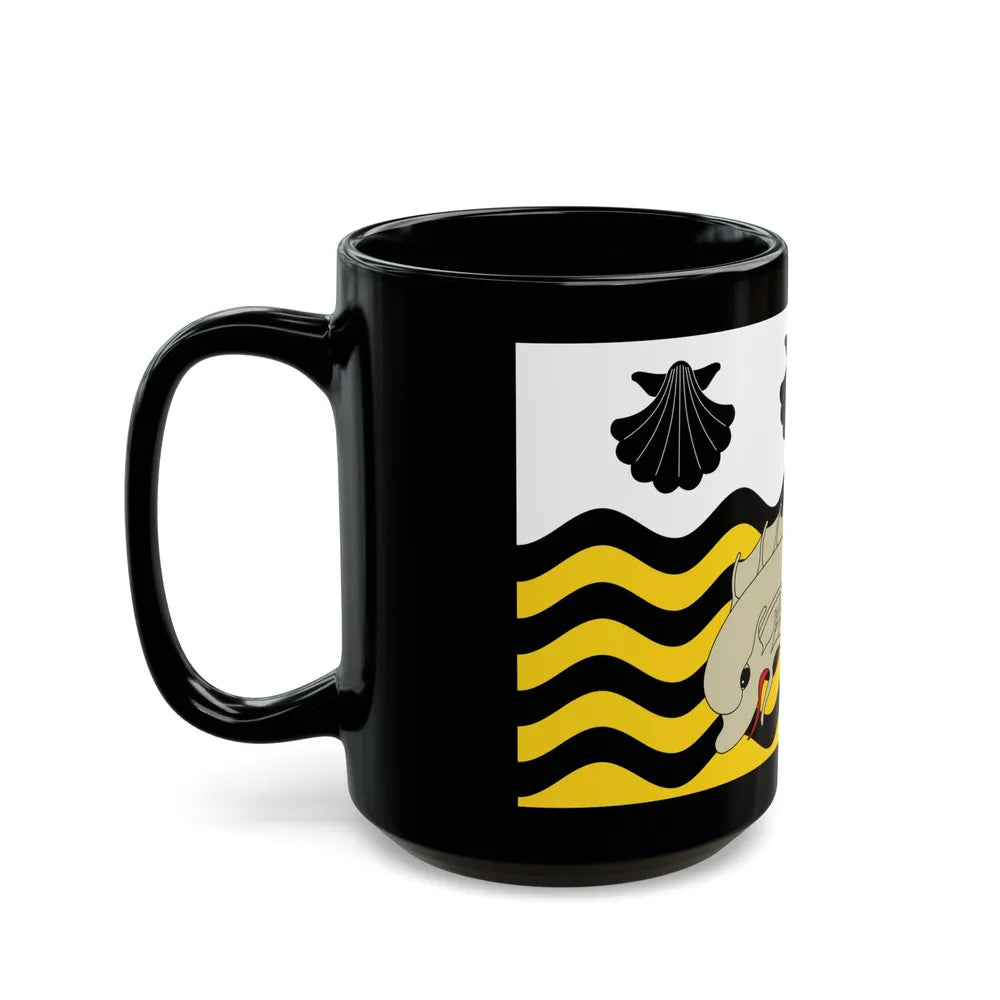 Flag of Poole UK - Black Coffee Mug-Go Mug Yourself