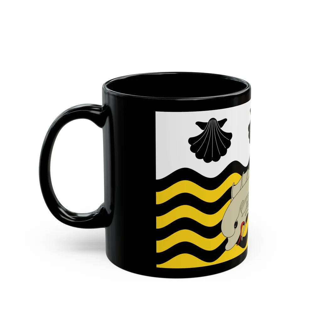 Flag of Poole UK - Black Coffee Mug-Go Mug Yourself