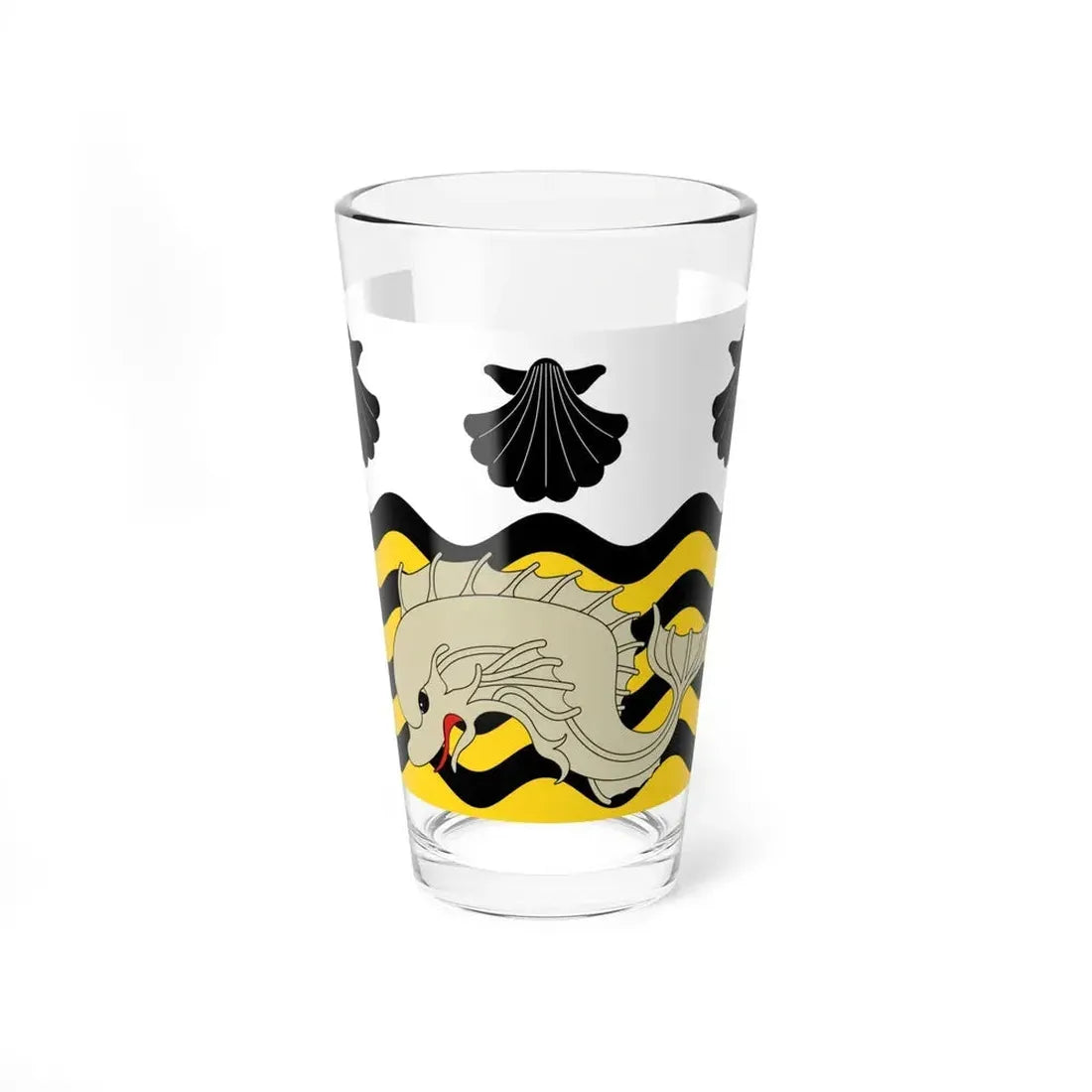 Flag of Poole UK - Pint Glass 16oz 16oz - Go Mug Yourself