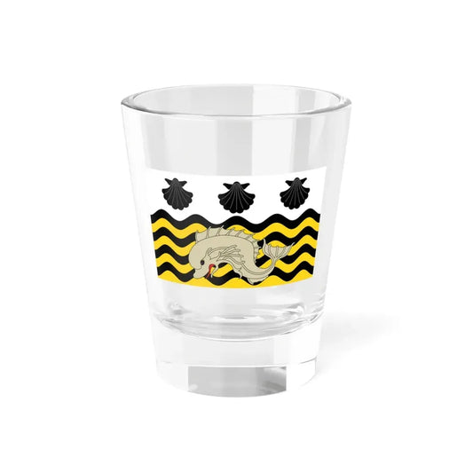 Flag of Poole UK - Shot Glass 1.5oz 1.5oz - Go Mug Yourself