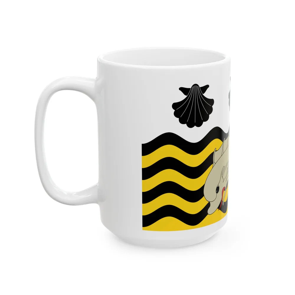 Flag of Poole UK - White Coffee Mug-Go Mug Yourself