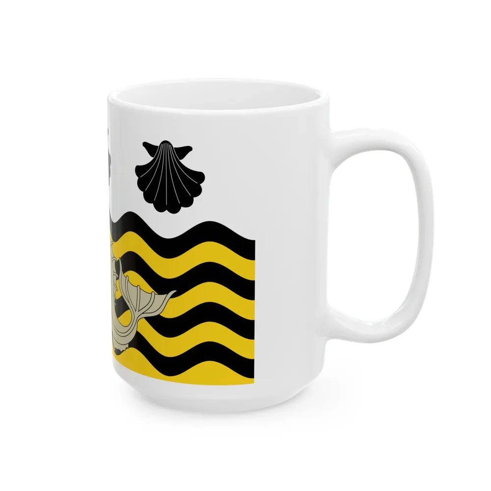 Flag of Poole UK - White Coffee Mug-Go Mug Yourself