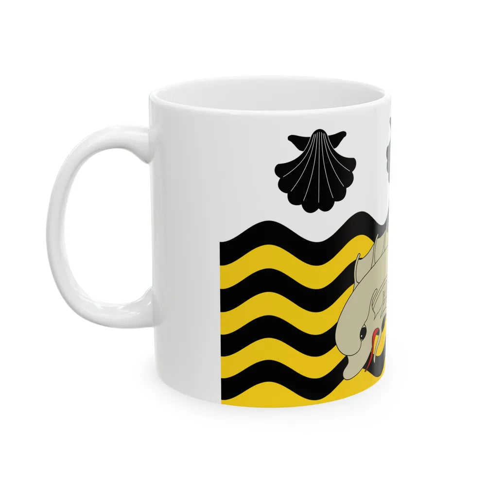 Flag of Poole UK - White Coffee Mug-Go Mug Yourself