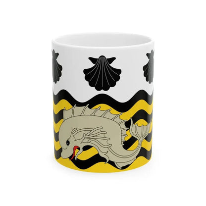 Flag of Poole UK - White Coffee Mug - Go Mug Yourself