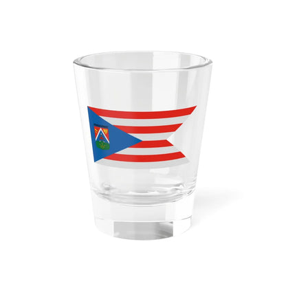 Flag of Porszombat (Hungary) Shot Glass 1.5oz 1.5oz - Go Mug Yourself